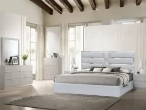 Velari Da Vinci Silver Gray Bed