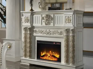 Velari Antique Pearl Fireplace Mantel