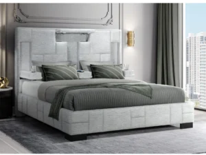 Velari Oscar Grey King Bed