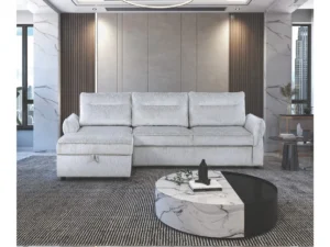 Velari Grey Pull-Out Sofa Bed