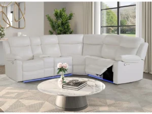 Velari Blanche Power Reclining Sectional
