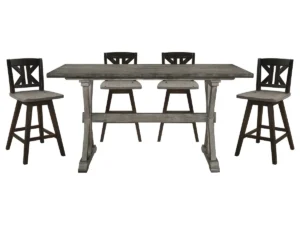 Velari's Homelegance Modern 5-Piece Round Dinette Set