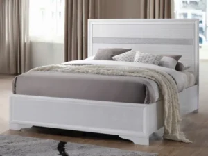 Velari Modern Platform Full Screen Bed – Espresso Finish